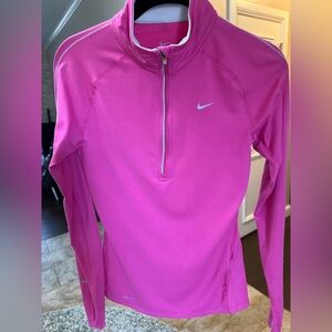 Nike Dri-FIT Pink Quarter-Zip Top